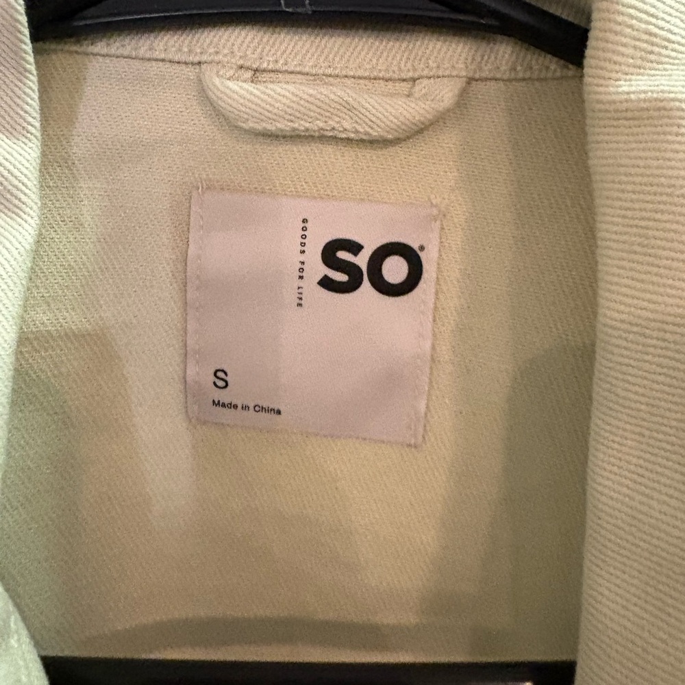 SO Cream Textured Jacket - Picture 2 of 4
